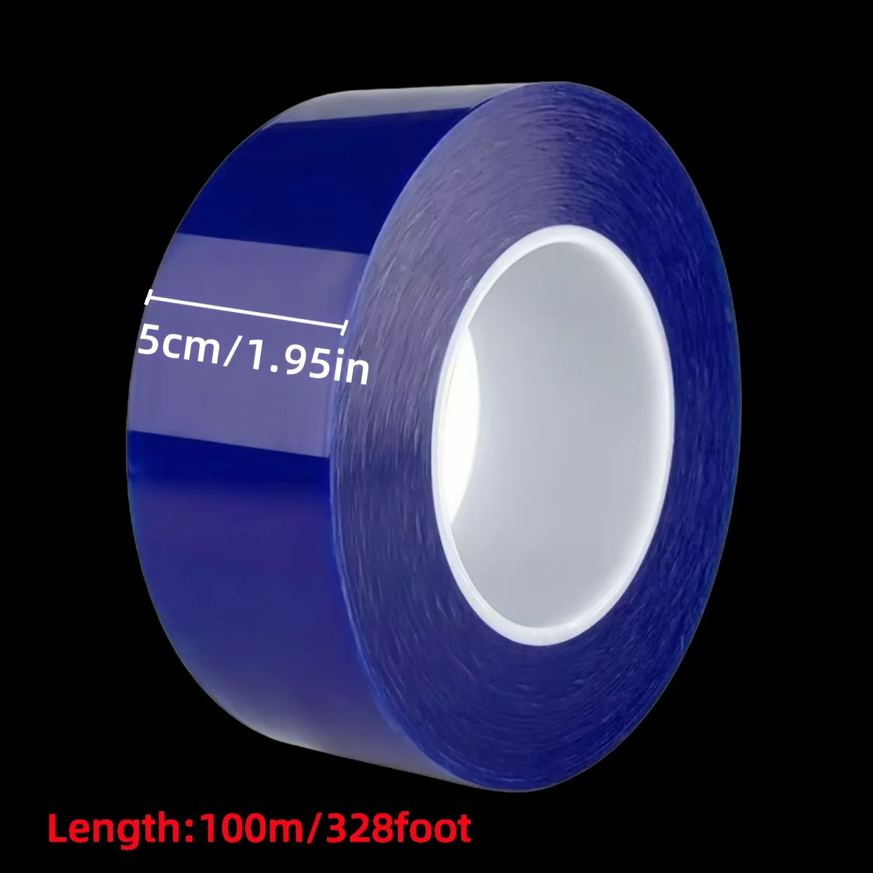 1pc Blue PE Wheel Rim Protector Film No-Residue Adhesive Aluminum Alloy Door & Window Self-Adhesive Tape  Car Repair Patch Tool