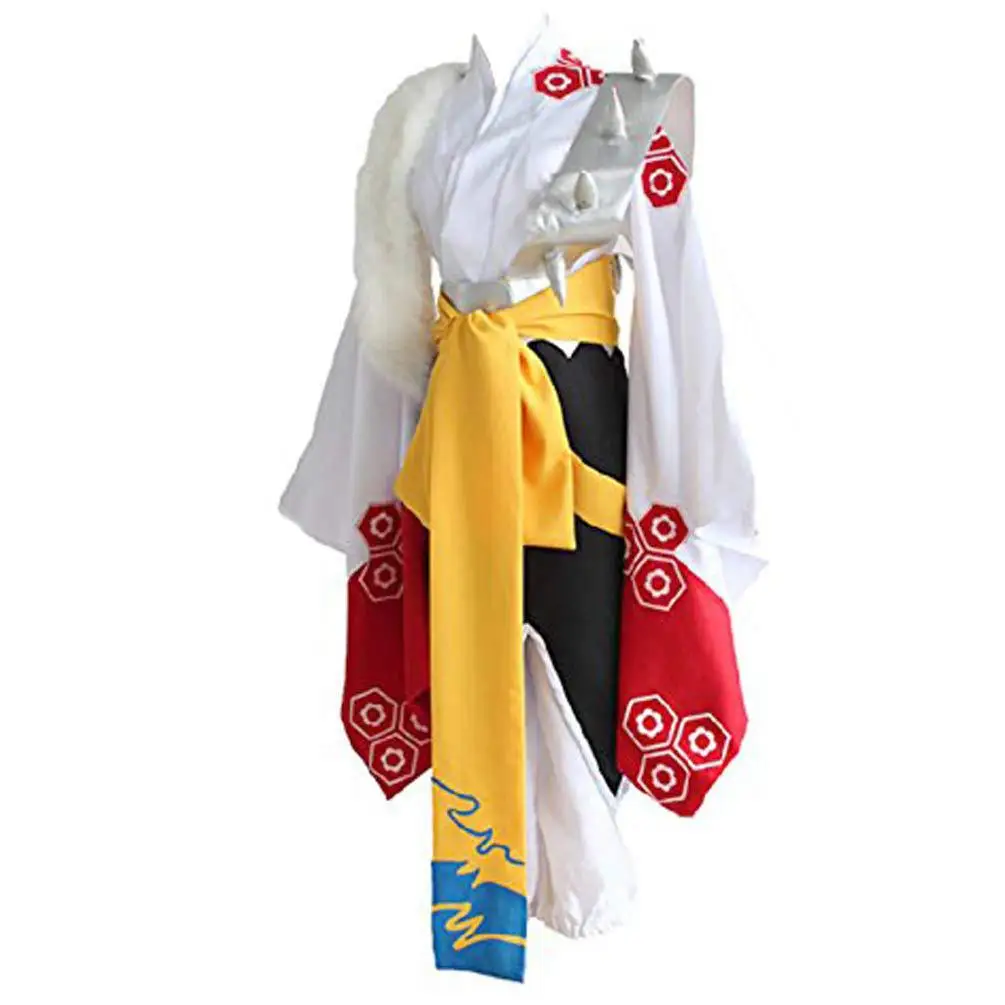 

Halloween 2D Cosplay Costumes, Including The "Kuroneko Kusakabe" Cosplay Outfit And The "Sesshomaru" Cosplay Outfit.
