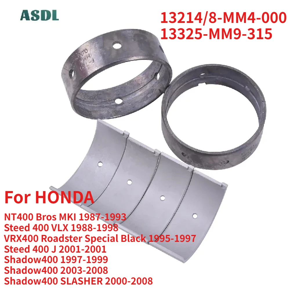 

STD +25 +50 36mm Con Rod Connecting Rod 45mm Crankshaft Main Bearing For Honda NT400 Bros Steed 400 VRX400 Shadow400 1997-2008