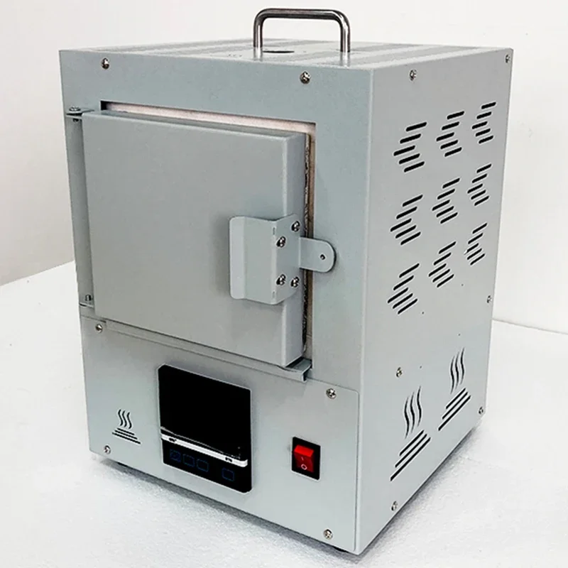 

2KW Electric Lab Furnace 220V Enclosed Ceramic Fiber Muffle Heating Oven GS3S-1100 for Industrial Use