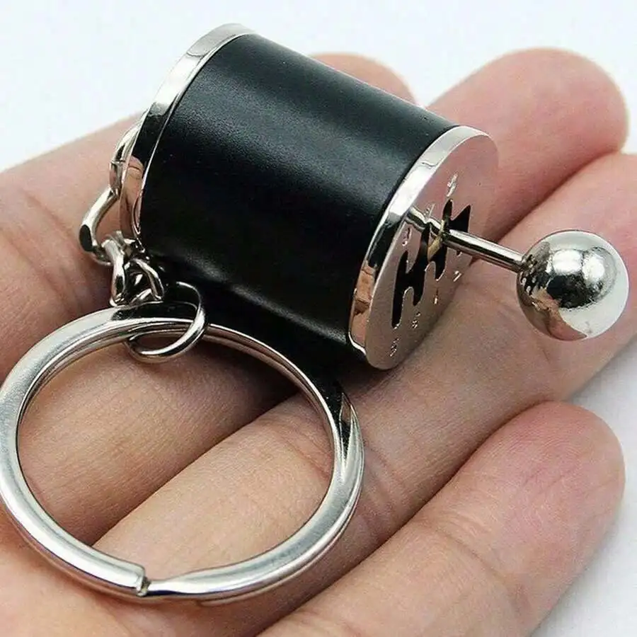 

1pc Men Car Gear Charm Keychain Decoration For Boyfriend Gifts