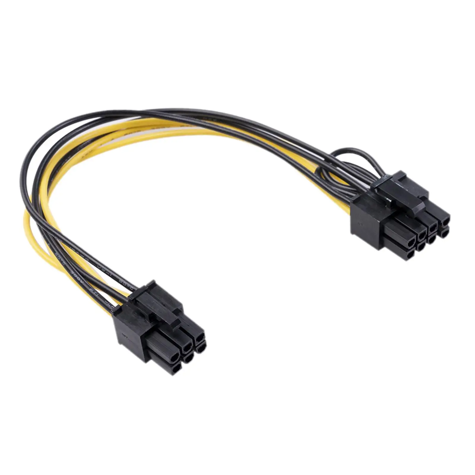 PCI-e 6 pines hembra a 8 pines (6+2) hembra PCI Express Cable adaptador de corriente