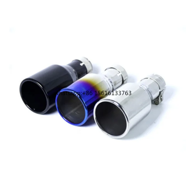 

Stainless Exhaust Tip Inlet Size: 51 54 57 60 63 mm Outlet Size: 76 89 101 114mm