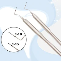 Sonda CPI Periodontal Dental con gancho Explorer de escala para herramienta de limpieza de dientes de medición de profundidad de bolsillo de encías