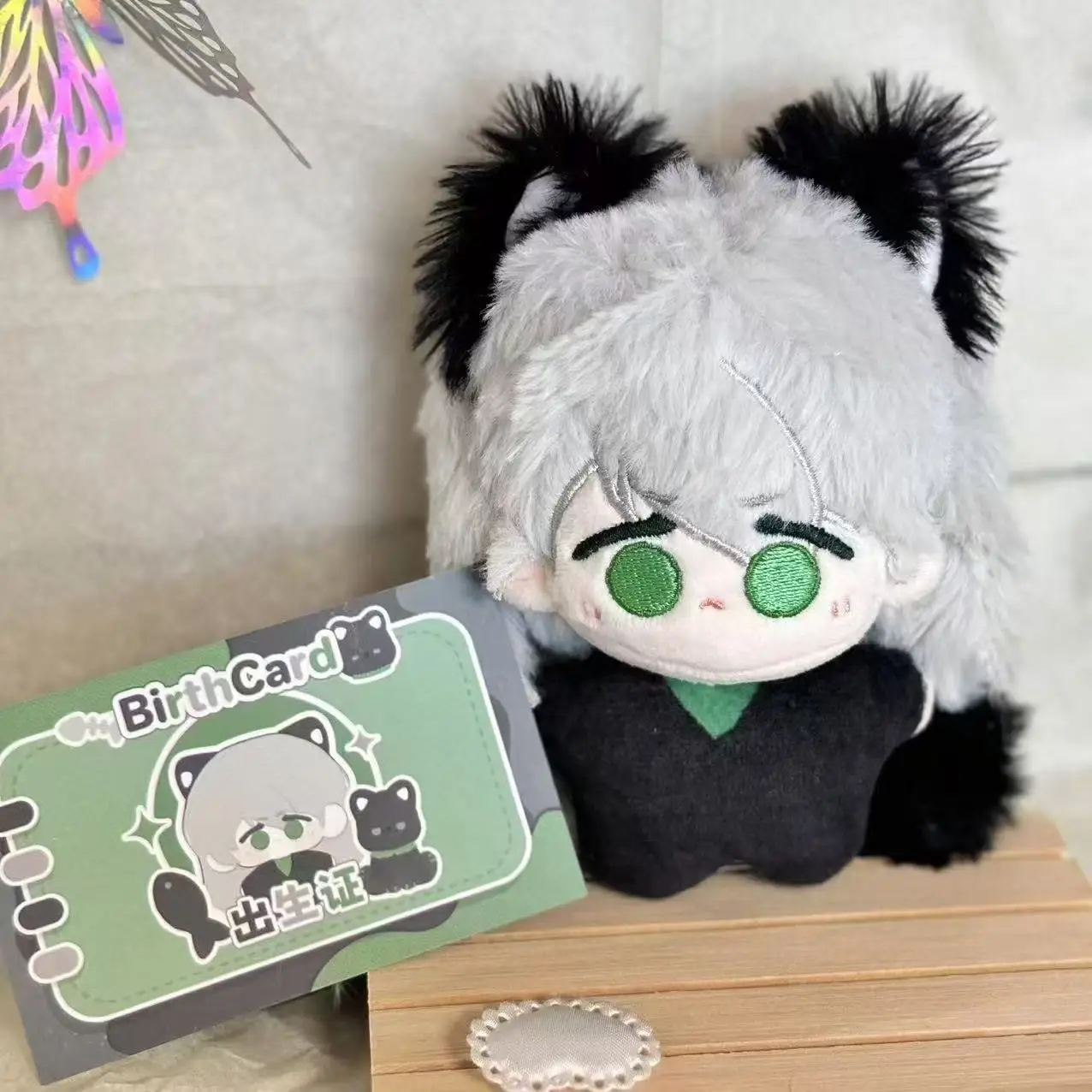 

Anime Detective Kurosawa Jin Melkior Gin 10 Cm Plushie Stuffed Printeds Starfish Body Keychain Send Friends Gift Toye Fot Kids