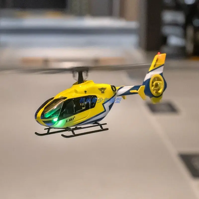 Hélicoptère RC ESKY 150EC 4 canaux à rotor unique EC135 Simulation à l'échelle Avion télécommandé Jouet de loisir pour adultes