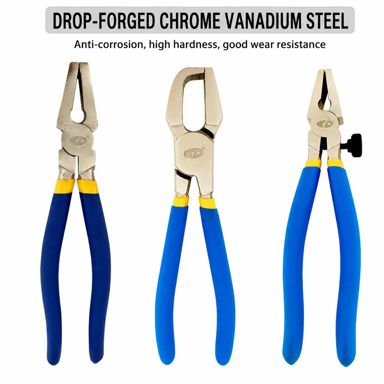 8 Inch Labour-Saving Glass Pliers Ceramic Tile top Shear Trimming Pliers with Self-Contained Closed Switch TPR Handle 225MM