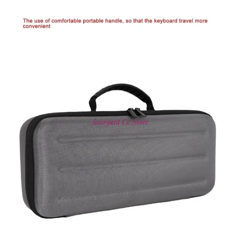 N3UC Hard Shell Case Bag Eva Travel Bag para 84 teclados juegos mecánicos