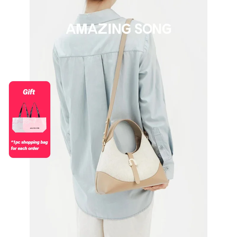 Amazing Song Triangle Crossbody Bag