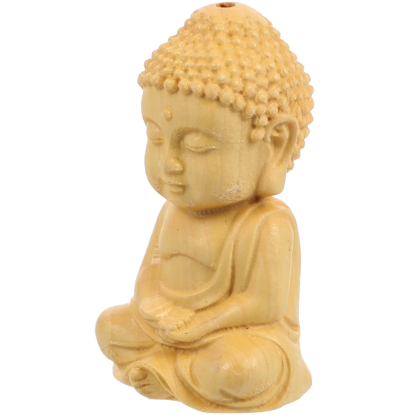 Estatua de Buda de madera de artesanía fina, detalles exquisitos, decoración del hogar, regalo Popular práctico, celebración del Festival