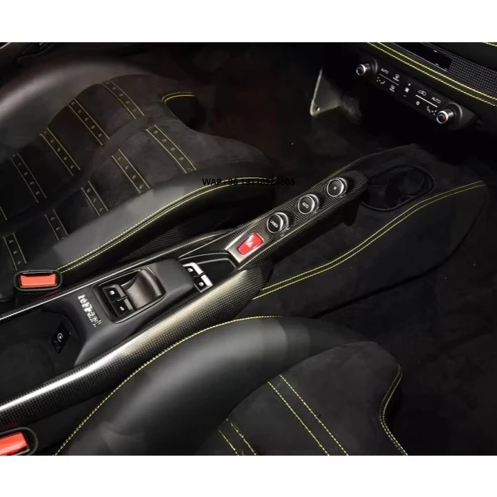 Dry Carbon Fiber 2019 to 2023 F8 Tributo Spider Center Console Bridge for  F8 Center Console Bridge
