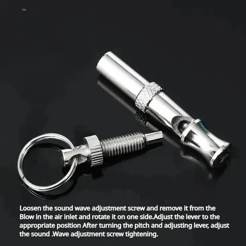 개 훈련 휘파람 짖는 중지 침묵 휘파람 제어 훈련 도구 강아지 초음파 기차 키 체인 장치 플루트 애완 동물 용품