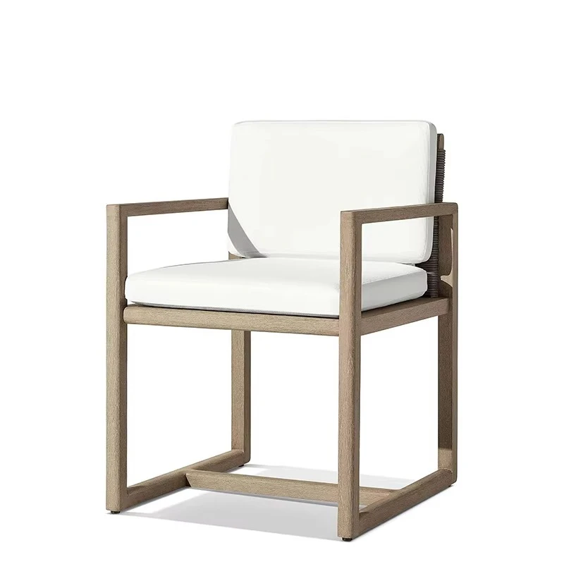 

Элитная садовая мебель для патио отеля: обеденные столы и стулья из ротанга и массива дерева, комплект для улицы из тика