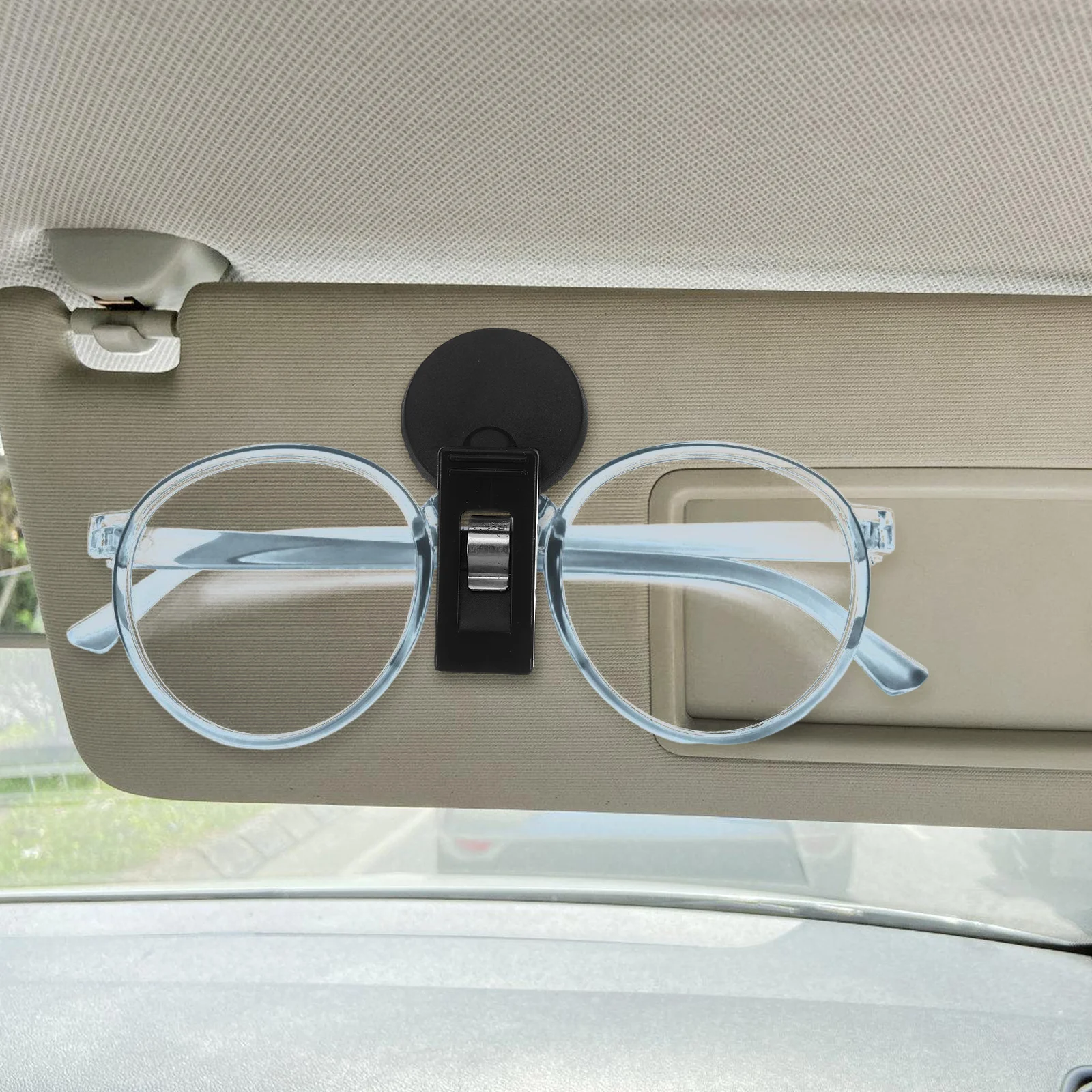 

2pcs Multi-Function Ticket Folder Mini T-Shape Transparent Bill Holder Clip For Car Fridge Windscreen No Sticky Easy Install