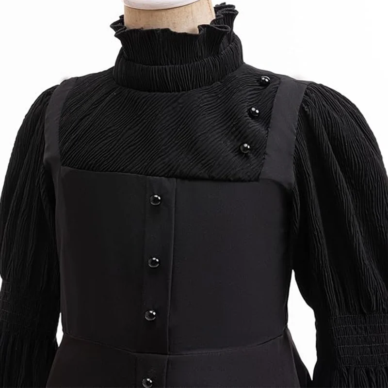 Wicked Dress For Girls Premium Official Costume Black Dress Layers For Gorgeous Volume