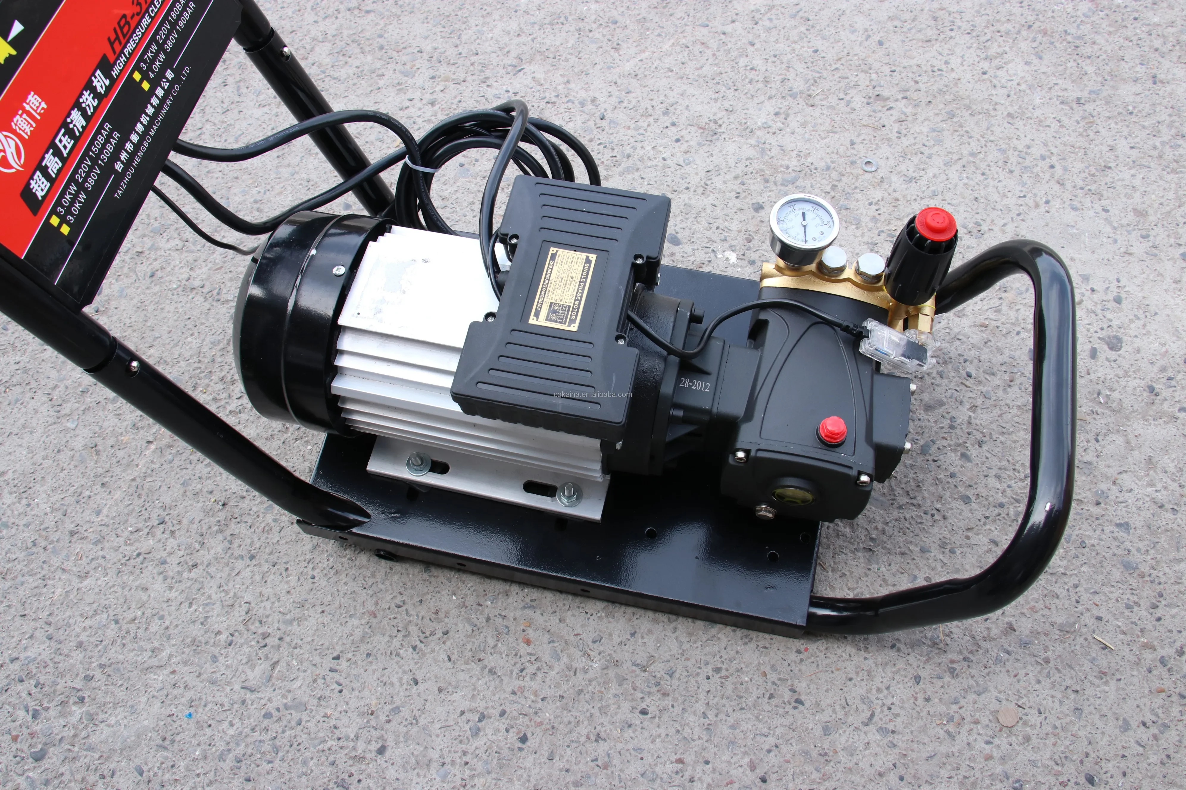 Electric High Pressure Washer 300Bar 200Bar Car Washing Machine Professional Cleaning 220v/380v Electric Cleaner for Home