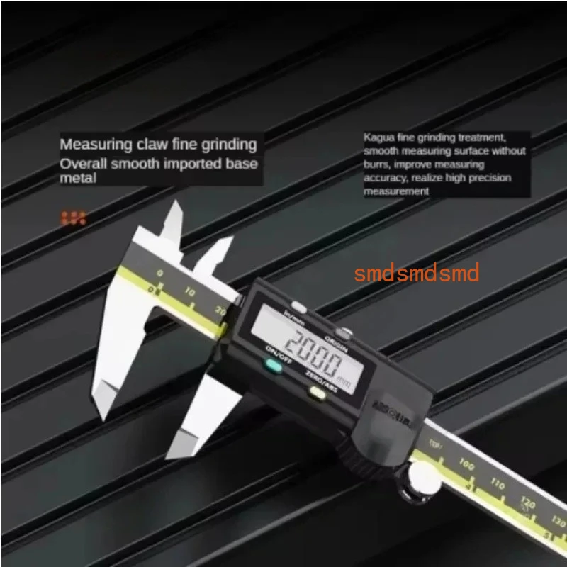 

LCD Digital Vernier Caliper 0.01mm High-Precision, 150/200/300mm Stainless Steel Wear-Resistant Measuring Tool