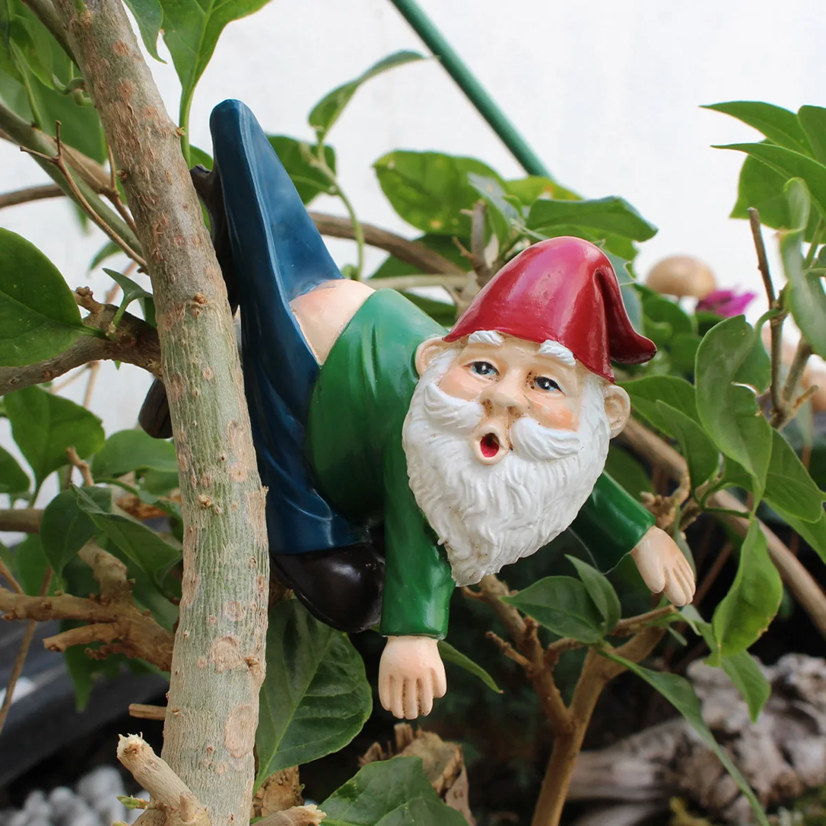 Foreign trade funny dwarf pendant ornament micro landscape personality Christmas garden dwarf ornament elf spot generation
