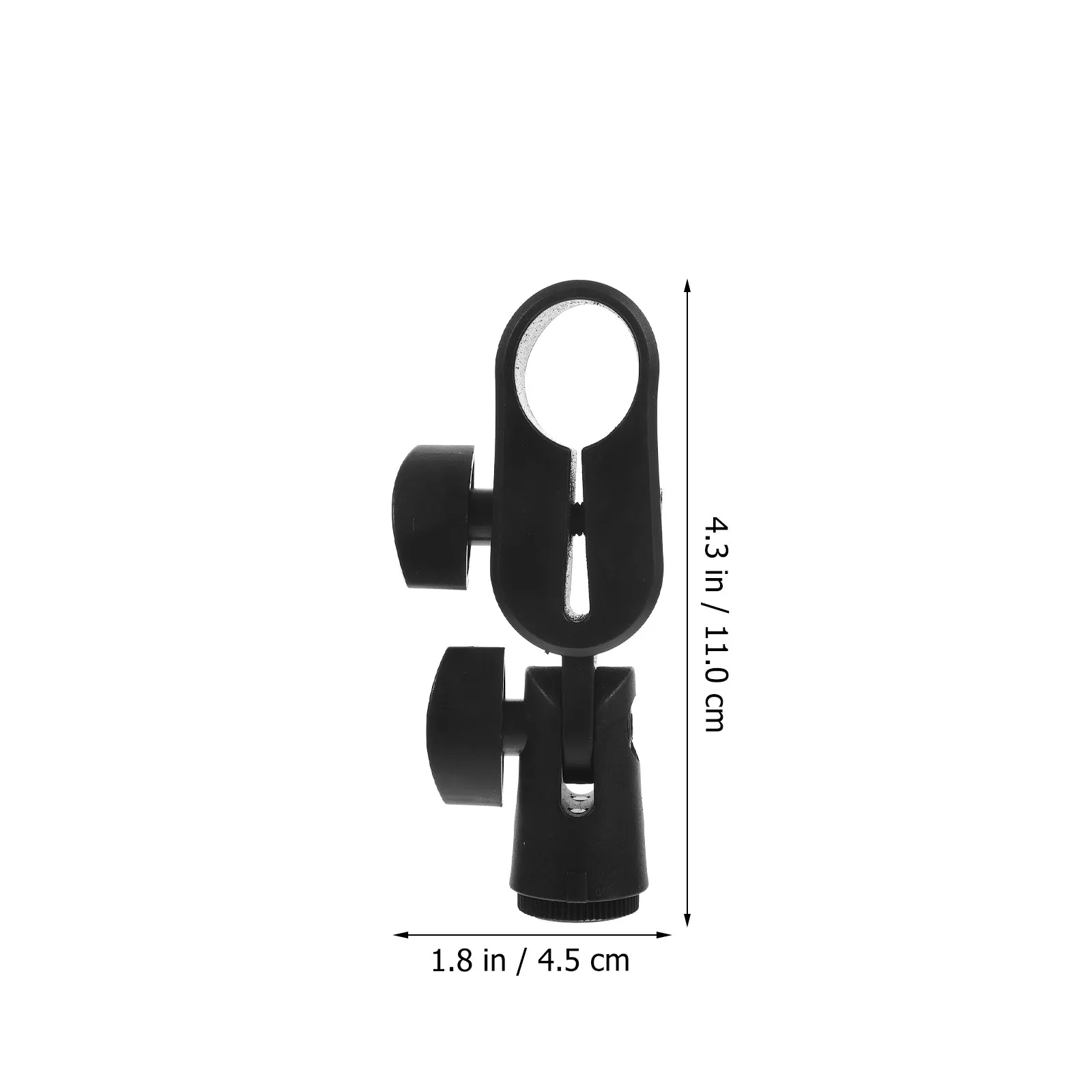 Microphone Clip Universal Mic Holder Clip Plastic Shock Mount Clamp for Noise Reduction Live Streaming Recording