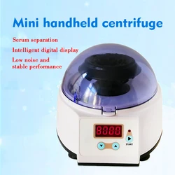 Mini Centrifuge Digital Display Small Electric Laboratory Separation Settler High Speed 4000 Rpm