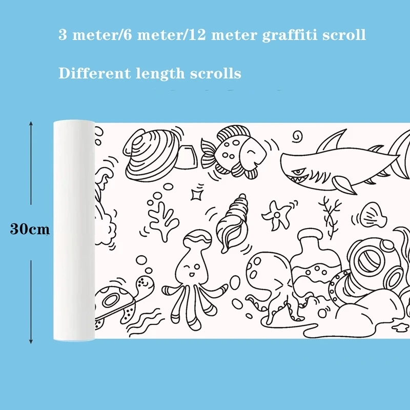 子供のための描画ロール,着色紙,落書き,落書き,描画のためのロール