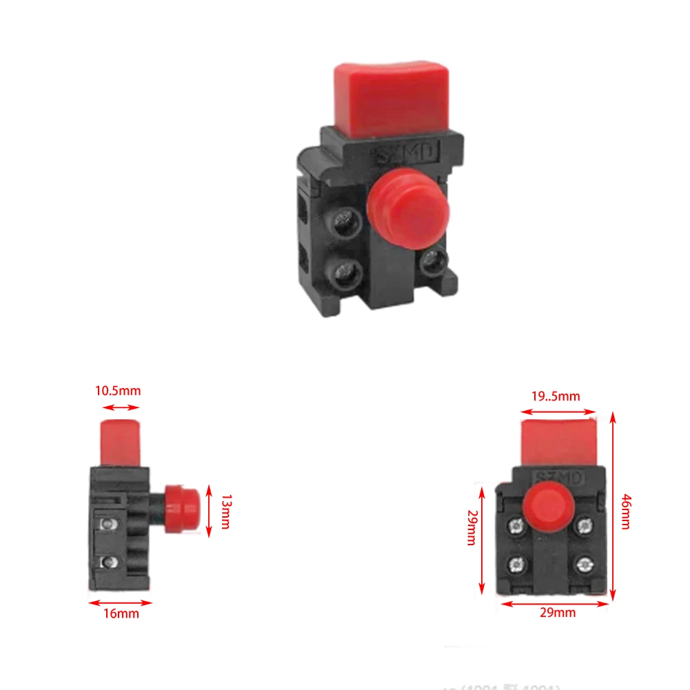 

Выключатель-триггер для электроинструмента (для фрезеров и строительных станков), компактный дизайн, надежный механизм блокировки