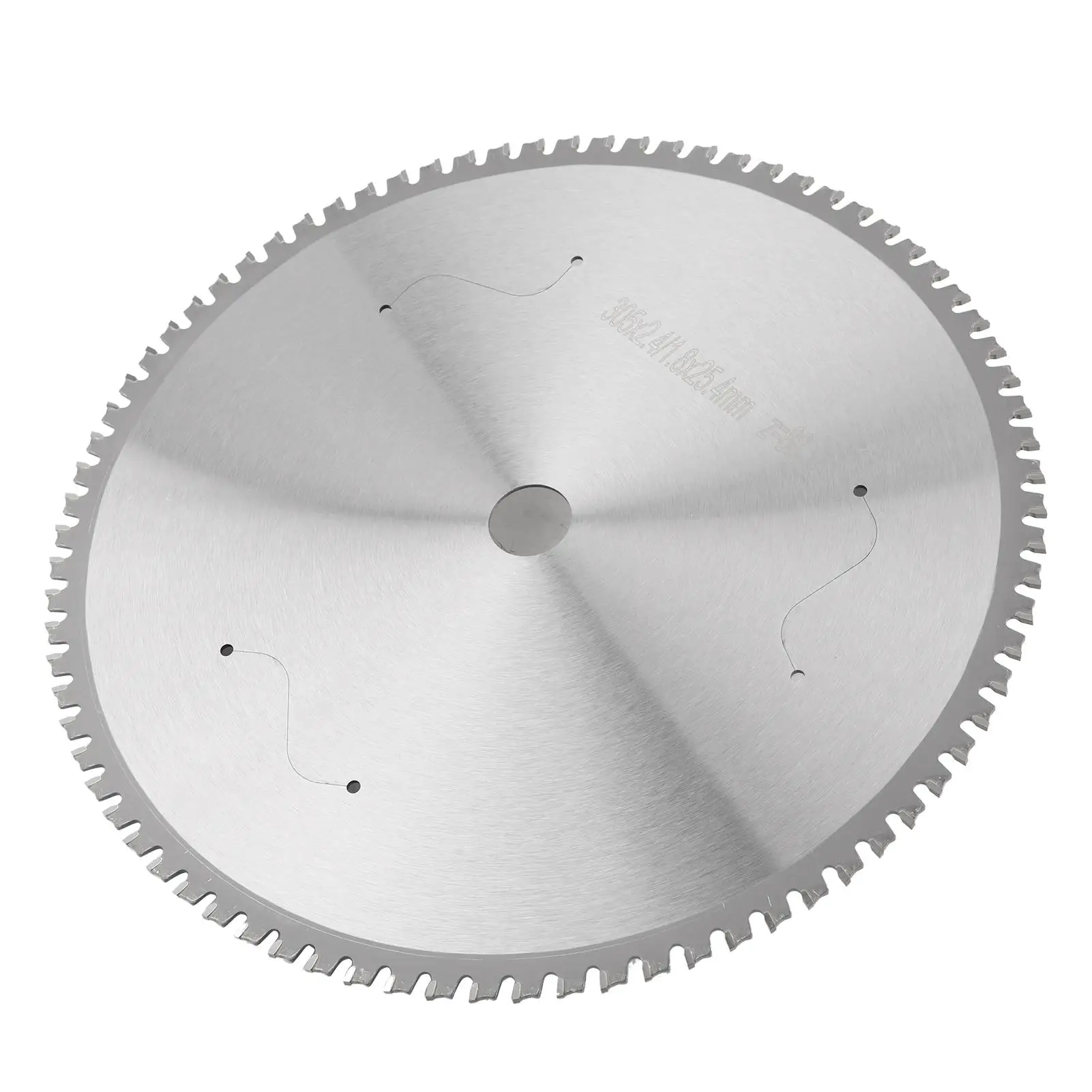 Lame de scie circulaire en acier rapide, disque de coupe en bois et en métal, 80 dents, épaisseur 305mm, performance durable, 2.4mm