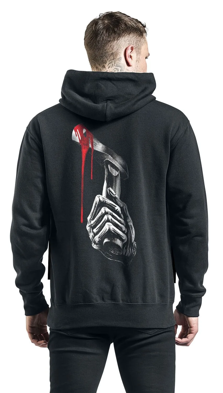 Nowa bluza z kapturem Big Axe _ Iron Maiden 2026 Jesień i Zima Luksusowa, ekskluzywna, dla kobiet i mężczyzn, styl Y2k