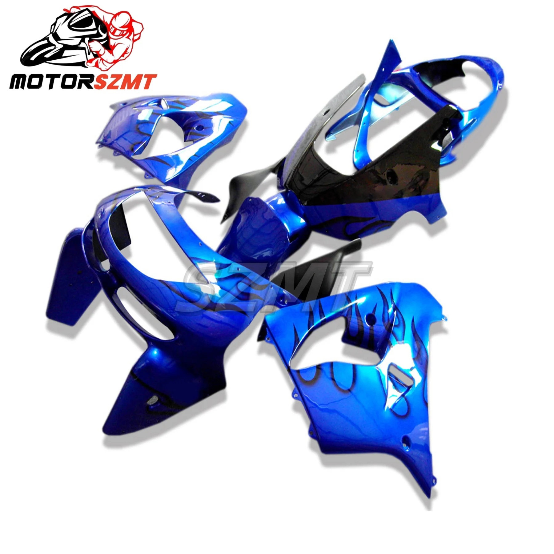 Motorcycle Fairings Cowl for Kawasaki Ninja ZX9R 1998 1999 Model Fairing Kit ZX-9R 98 99 Shiny Blue Bodywork Housing