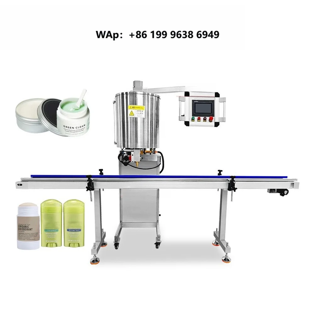 Hot Sale Automatic Piston Hot Filling Machine for Paste Cream for Cleansing Balm Fragrance Paste Mud Mask Hot Filling Machine