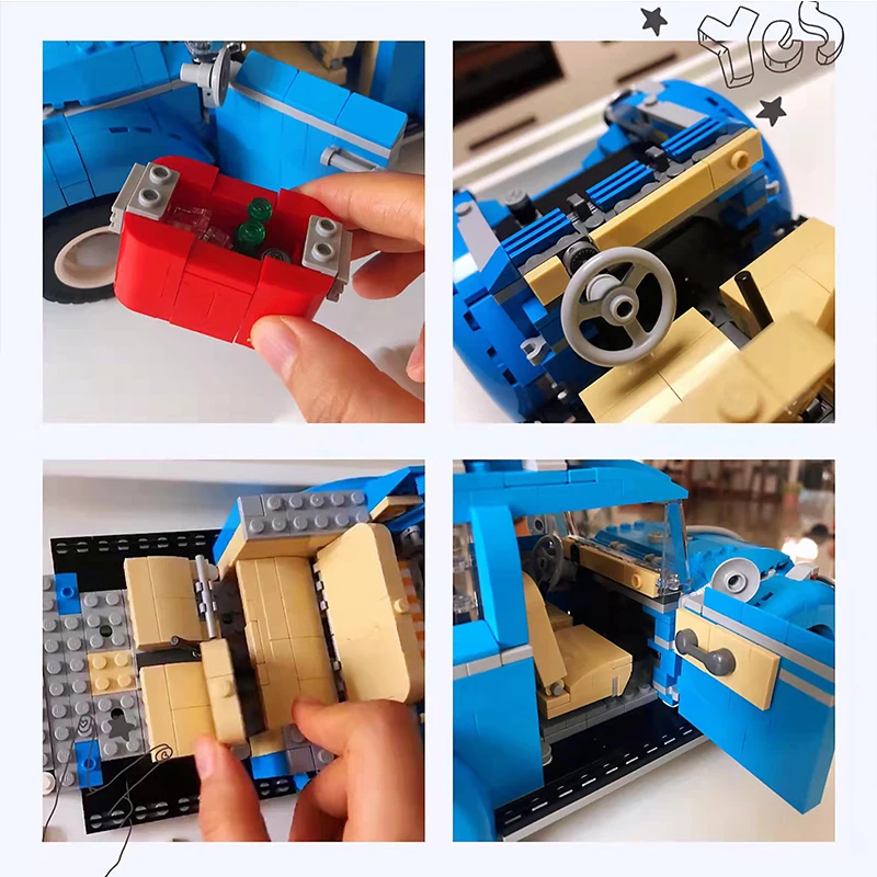 ตัวต่อรถสปอร์ตไฮเทค 1193 ชิ้น รุ่น 10252 ของเล่นตัวต่อสำหรับเด็กและผู้ใหญ่ เหมาะสำหรับเป็นของขวัญ