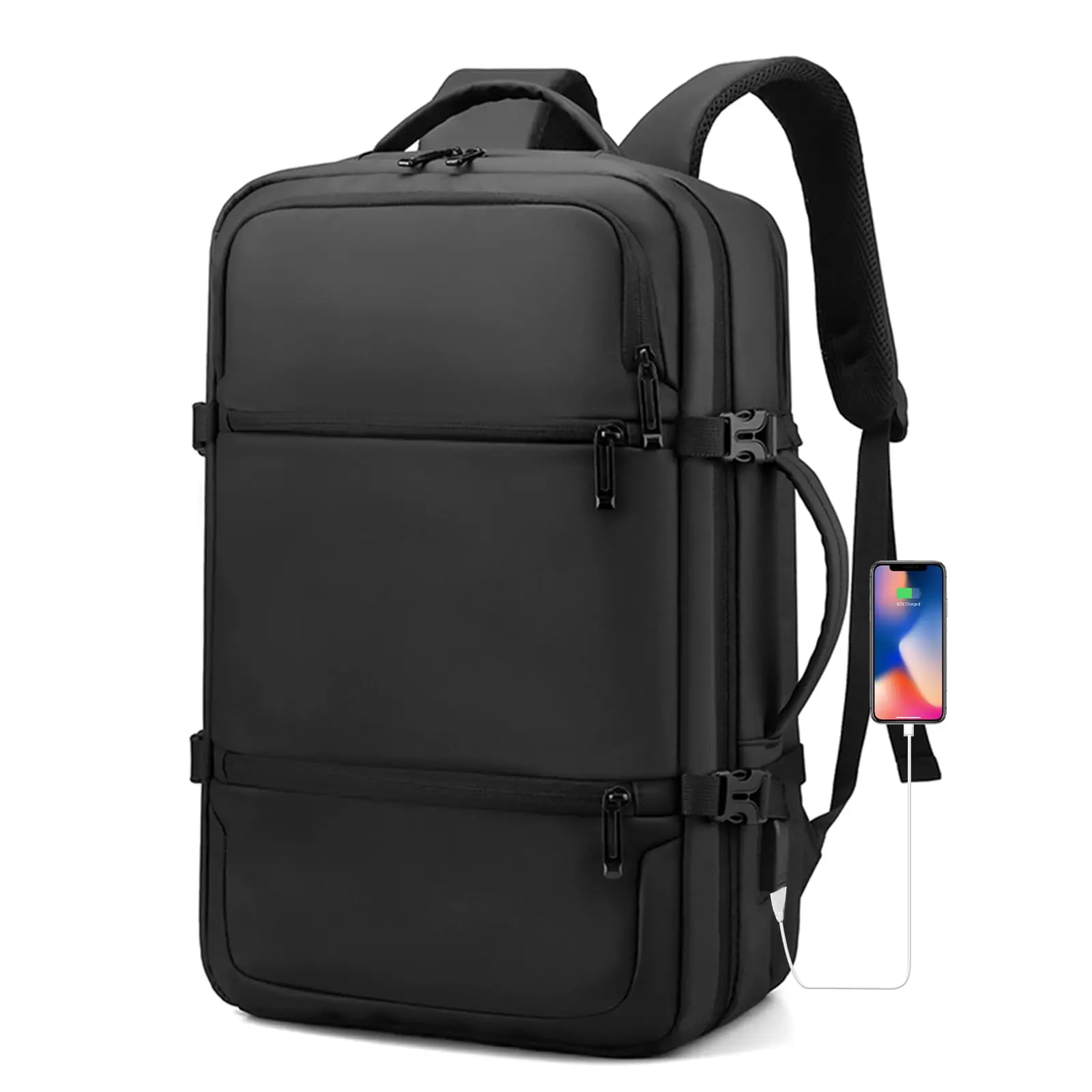 

Men Travel Bag Luxury Designer Outdoor Backpack Expandable Commercial Laptop School Bag Hiking Waterproof with USB Charging