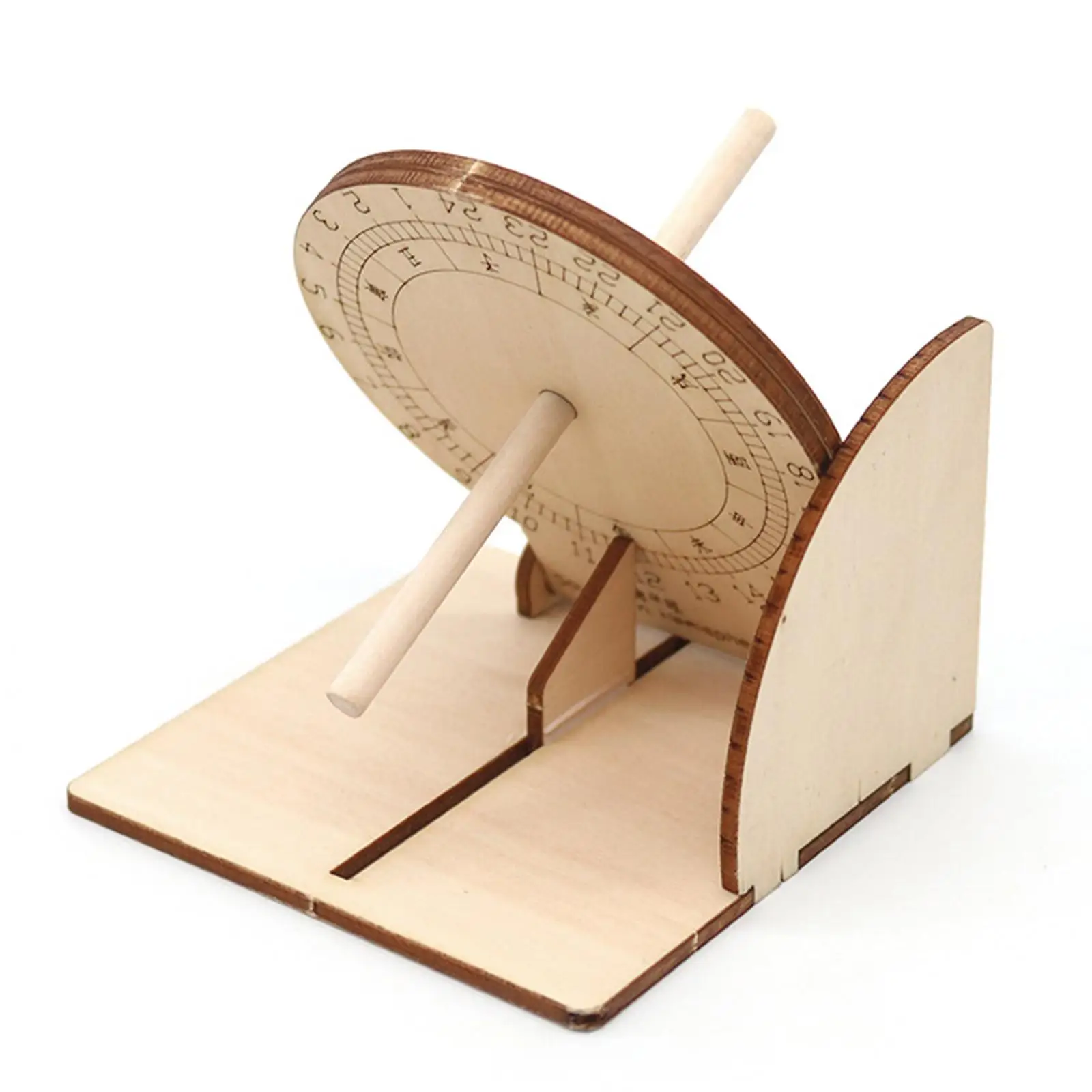 Portable Equatorial Sun Clock Compact Science Scientific Model