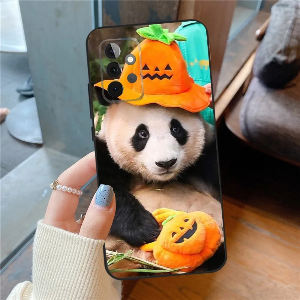 Fubao-S Panda  Phone Case For SamsungS24,23,22,21,S20 Ultra Pro 10,S30Plus,S9,20lite Ultra Black Cover