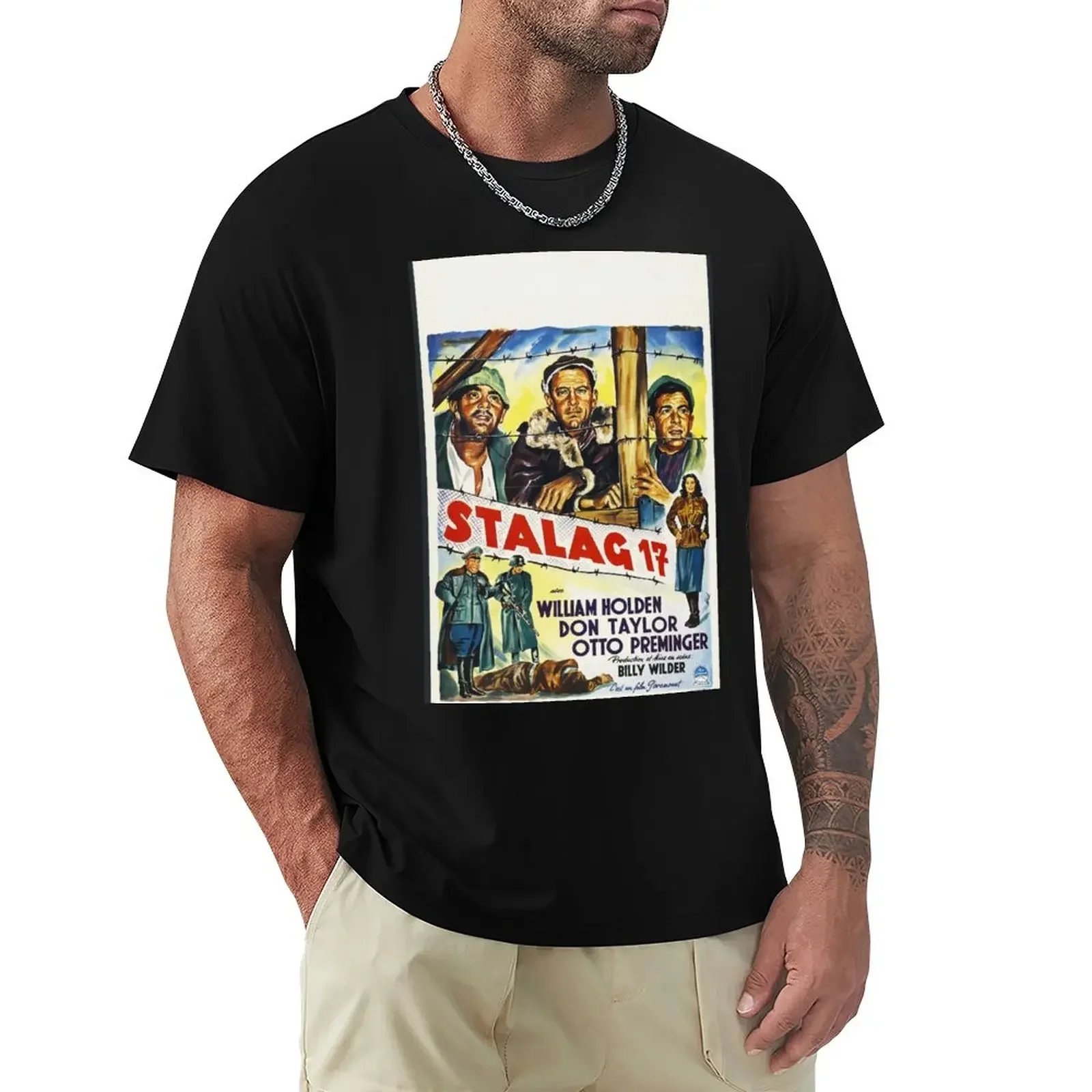 Stalag 17 T-Shirt oversized anime clothes sublime oversized t shirt men