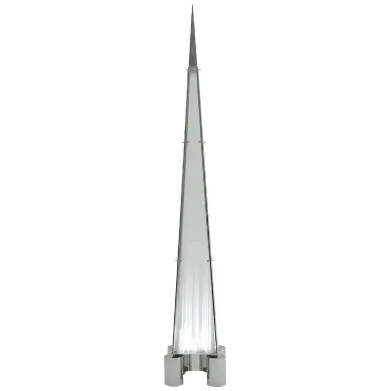 Ambient floor lamp designer pyramid industrial wind vertical lamp