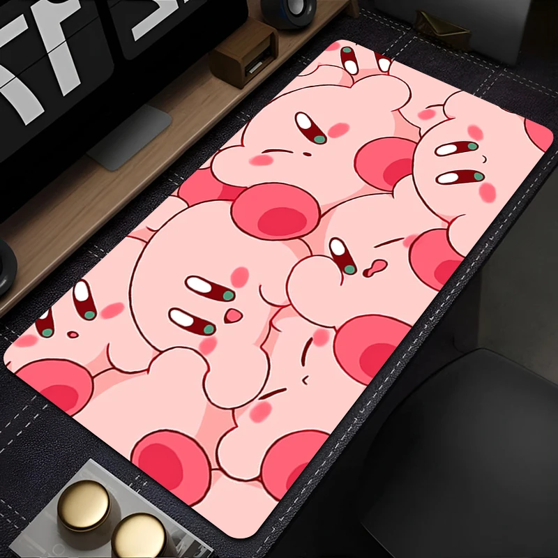 

Mouse Pad PC Accessories Keyboard Pad Office Desk Mat Anti Slip Mousepad Large Gaming Mats Rubber Cartoon K-Kirbys Extended Pad