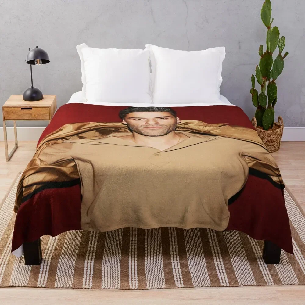 

Oscar Isaac Throw Blanket Anti Shedding Soft Fuzzy Blanket for Home