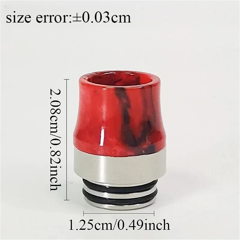 2 قطعة 810 بالتنقيط تلميح الفولاذ المقاوم للصدأ الراتنج مكافحة سبيتباك بالتنقيط تلميح مع موصل القش ثقب سفلي #3