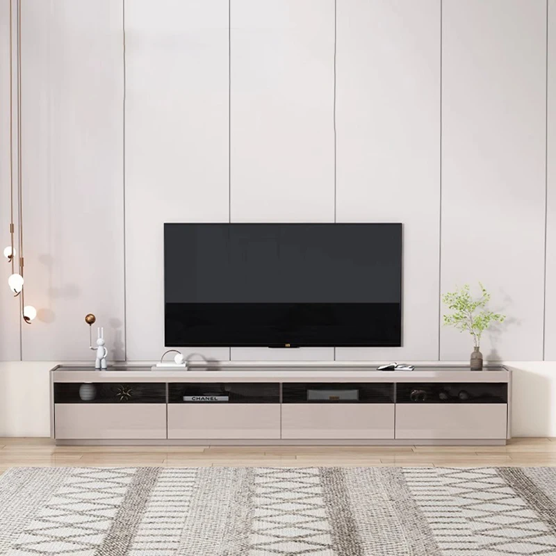 

Modern and Simple Retro TV Cabinet for The Living Room Floor Cabinet for Storage and Storage Luxurious TV Table Large Size