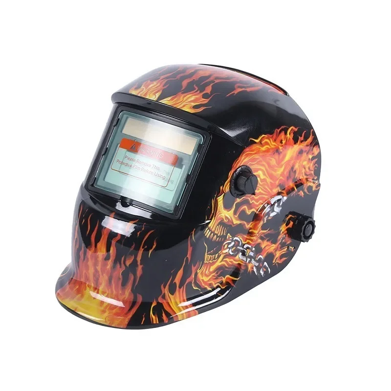 Imagem -04 - Capacete Profissional de Soldagem Protetora Escurecimento Automático Máscara de Solda Cor Verdadeira Soldador Cap Arc Sensor para Tig Mig Mma