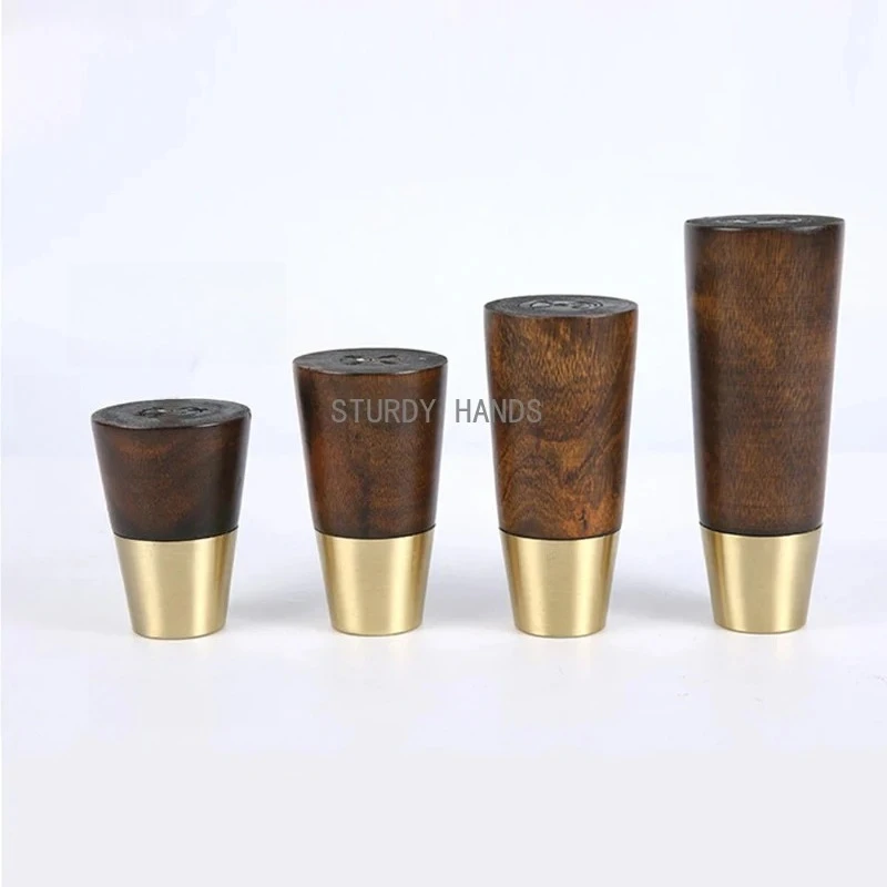 

4pcs Solid Wood Table Legs for Furniture Wooden Sofa Chair Foot Bed Cabinet Support Hardware Replacement Dressers Desk Wood Legs