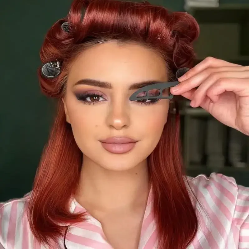 Makelloses Augen-Make-up Ultimate Glam Makeup Guide Lidschatten-Tool Your Glamour Best Friend Template Eye Template