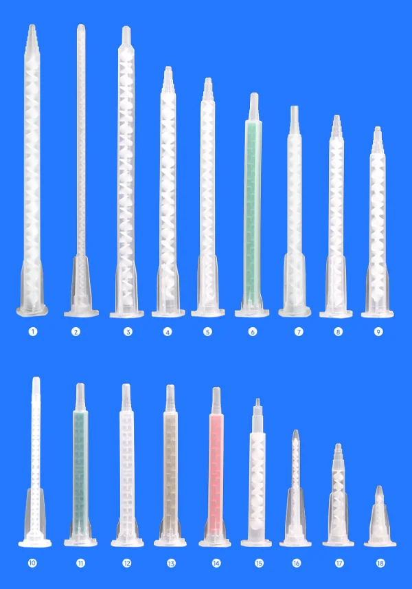 Wholesale price sales of bayonet type static adhesive mixing tube