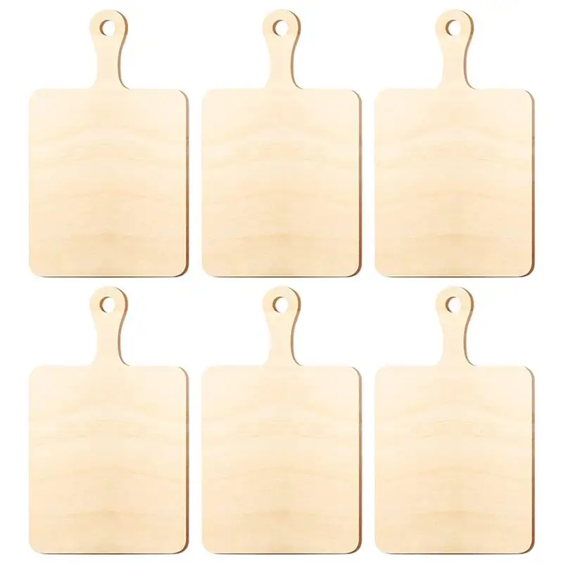 Mini Cutting Board Board Mini Cutting Wooden Paddle Boards Wood Unfinished Craft Kitchen Serving Charcuterie Blank Chopping