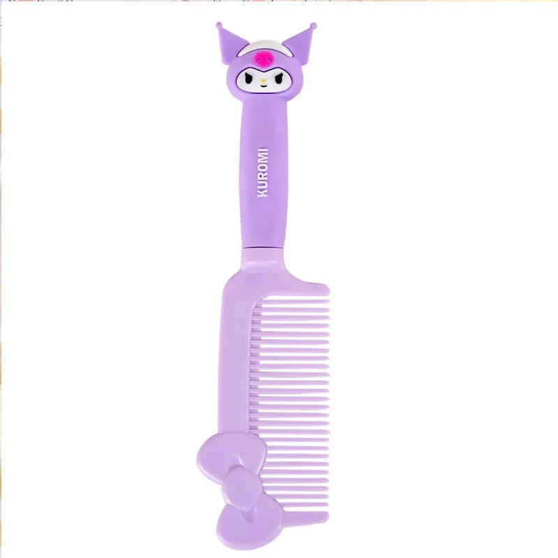 New Kawaii Sanrio Antistatic Comb Kuromi Melody Cinnamoroll Cartoon Fashion Dressing Comb Relaxing Scalp Girl Cleaning Supplies