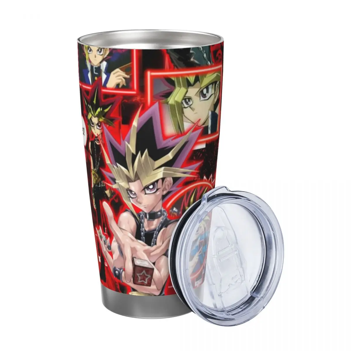 Manga-Yu-Gi-Oh 20oz Stainless Steel Insulated Thermal Coffee Car Cup Cold Hot Mugs Vacuum Flask