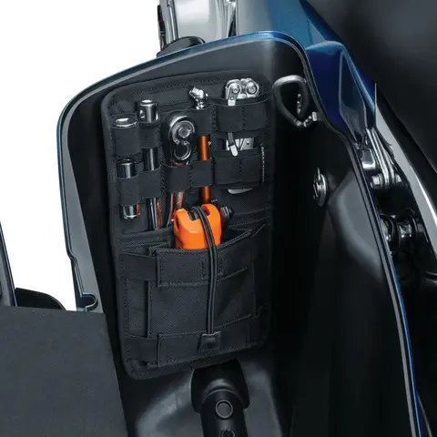 Per Harley Davidson All Touring Road King Glide Street Borsa laterale Kit di attrezzi interni Borse rigide