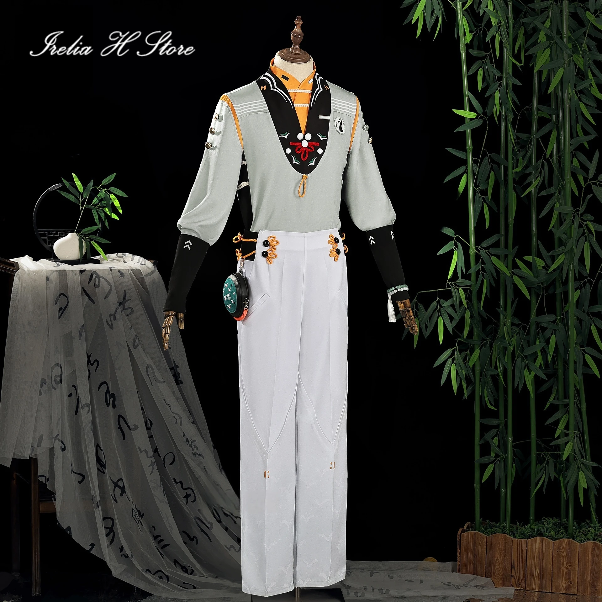 Irelia H Firefly From Honkai: Star Rail أزياء تنكرية لعبة اليراع الربيعية حرف اليد JK فستان نسائي