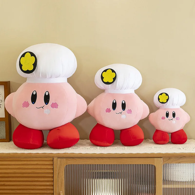 Pluszak Kirby Truskawkowy Gwiazda Bardzo Duża Poduszka Kirby Kucharz Pluszowa Zabawka Urocza Lalka do Automatów dla Dziewczynek Dzieci na Urodziny Boże Narodzenie